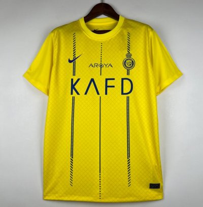 2023-24 Al-Nassr FC Leyard Victory Home Soccer Jersey Shirt