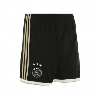 2018-19 Ajax Away Black Soccer Jersey Shorts