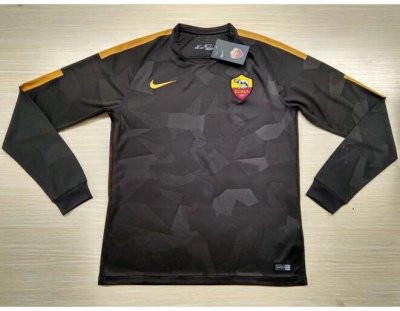 2017-18 AS Roma Third LS Soccer Jersey Shirt