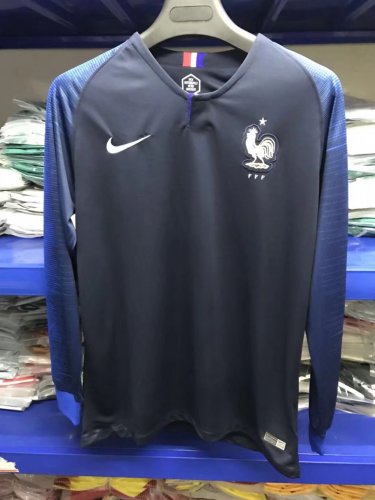 2018 World Cup France LS Home Soccer Jersey