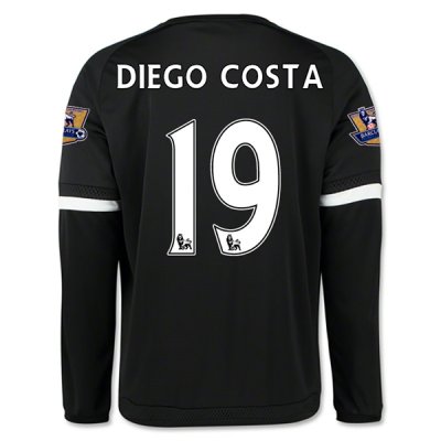 2015-16 Chelsea DIEGO COSTA #19 LS Third Soccer Jersey