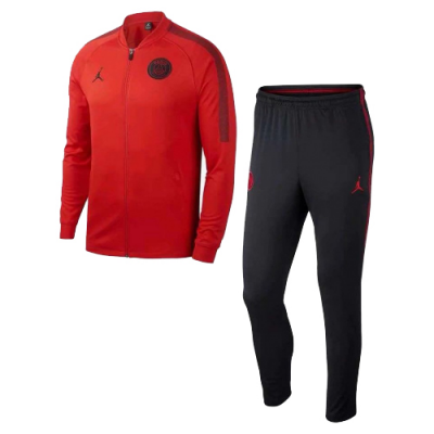 18-19 PSG JORDAN 3rd Away Red Training Kit Jacket and Pants
