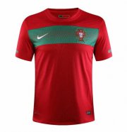 2010 Portugal Retro Red Home Soccer Jersey Shirt