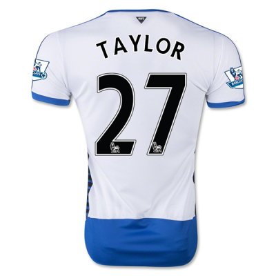 2015-16 Newcastle United TAYLOR 27 Home Soccer Jersey