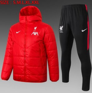 2020-21 Liverpool Red Cotton Warn Coat Kits