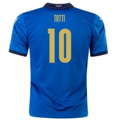 2020 EURO Italy Home Soccer Jersey Shirt FRANCESCO TOTTI 10