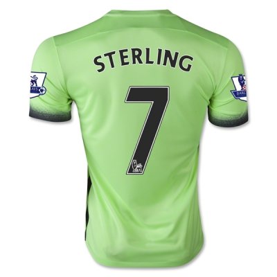 2015-16 Manchester City STERLING #7 Third Soccer Jersey