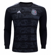 2019 Mexico Gold Cup LS Home Black Soccer Jersey Shirt