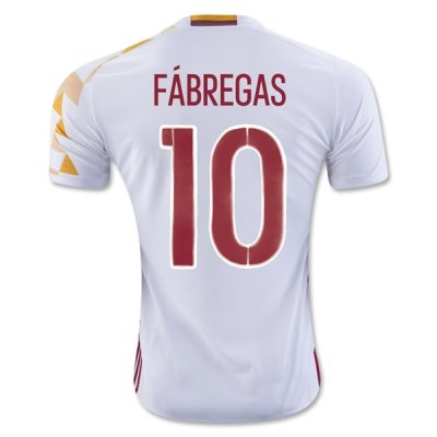2016 Spain FABREGAS #10 Away Soccer Jersey