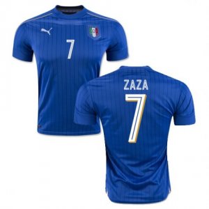 2016 Italy 7 Zaza Home Soccer Jersey