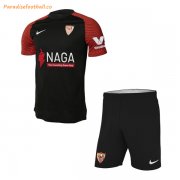 Kids Sevilla 2021-22 Third Away Soccer Kits Shirt With Shorts