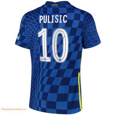 2021-22 Chelsea Cup Home Soccer Jersey Shirt with Pulisic 10 printing