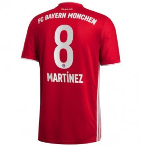 2020-21 Bayern Munich Home Soccer Jersey Shirt Martínez 8