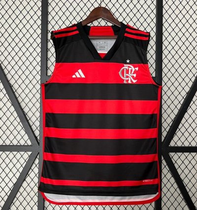 2024-25 Camisa Flamengo Home Vest Soccer Jersey Shirt