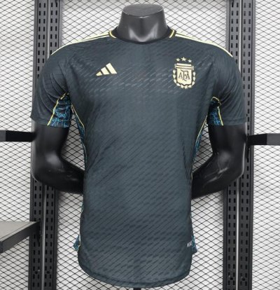 2024-25 Argentina Black Blue Special Soccer Jersey Shirt Player Version