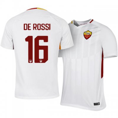 2017-18 Roma Daniele De Rossi #16 Away Soccer Jersey