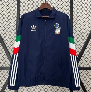 2024 Euro Cup Italy Navy Windbreaker Jacket