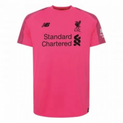 2018-19 Liverpool Pink Goalkeeper Soccer Jersey Shirt