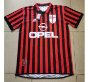 1999-2000 AC Milan Retro Home Soccer Jersey Shirt