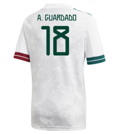2020 Mexico Away Soccer Jersey Shirt #18 Andres Guardado