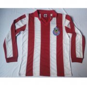Chivas Deportivo Guadalajara 60 Years Retro Long Sleeve Home Soccer Jersey Shirt