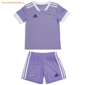 Kids Leeds United FC 2021-22 Third Away Soccer Kits Shirt With Shorts