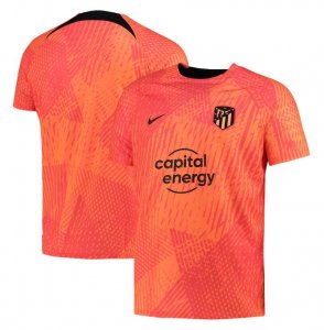 2022-23 Atletico Madrid Orange Pre-Match Training Shirt