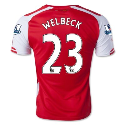 Arsenal 14/15 WELBECK #23 Home Soccer Jersey
