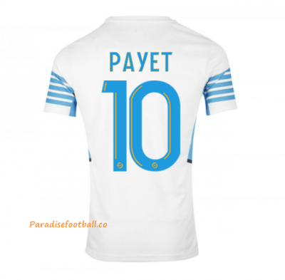 2021-22 Marseille Home Soccer Jersey Shirt with PAYET 10 printing