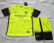 Kids Manchester City 2015-16 Third Soccer Shirt With Shorts