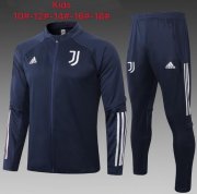 Kids 2020-21 Juventus Navy Jacket and Pants Youth Training Kits