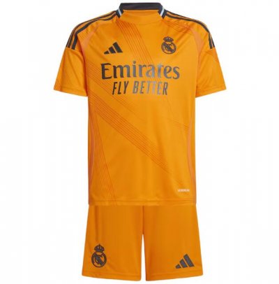 2024-25 Real Madrid Away Kids Soccer Kits Shirt With Shorts