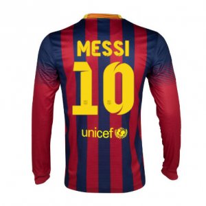 13-14 Barcelona #10 Messi Home Long Sleeve Soccer Jersey Shirt 13-14 Barcelona #10 Messi Home Long Sleeve Soccer Jersey Shirt