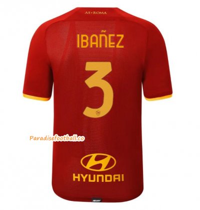 2021-22 AS Roma Home Soccer Jersey Shirt with IBAÑEZ 3 printing