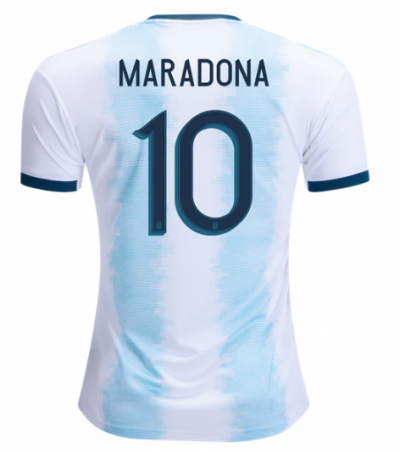 2019-20 Argetina Home Soccer Jersey Shirt Diego Maradona #10