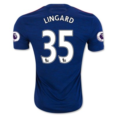 2016-17 Manchester United 35 LINGARD Away Soccer Jersey