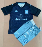 Kids Racing Club de Avellaneda 2021-22 Away Soccer Kits Shirt With Shorts