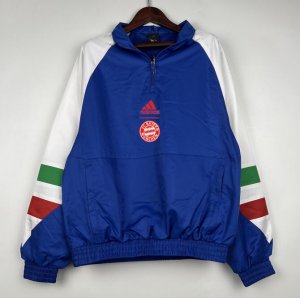 2023-24 Bayern Munich Blue Windbreaker Top