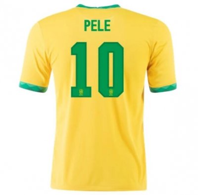 2020 Brazil Home Soccer Jersey Shirt PELÉ 10