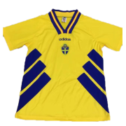 1994 Sweden Retro Home Soccer Jersey Shirt