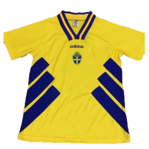 1994 Sweden Retro Home Soccer Jersey Shirt