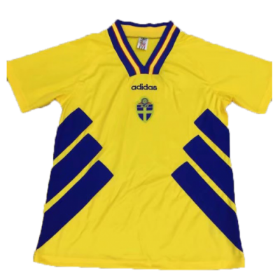1994 Sweden Retro Home Soccer Jersey Shirt