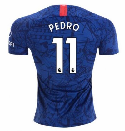 Pedro #11 Chelsea Home Soccer Jersey Shirt 2019-20