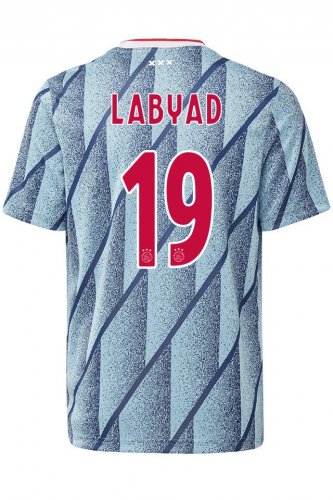 2020-21 Ajax Away Soccer Jersey Shirt Zakaria Labyad #19