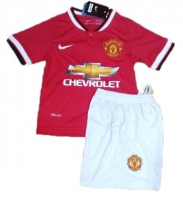 Kids Manchester United 14/15 Home Soccer Jersey Kit(Shirt+shorts) Kids Manchester United 14/15 Home Soccer Jersey Kit(Shirt+shorts)