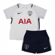 Kids Tottenham Hotspur 2017-18 Home Soccer Shirt With Shorts