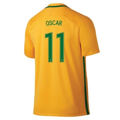 2016 Brazil OSCAR #11 Home Soccer Jersey