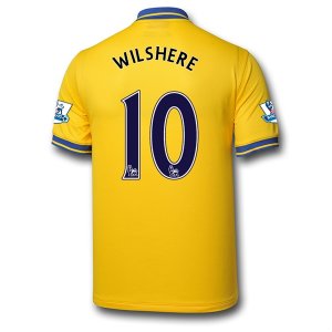 13-14 Arsenal #10 WILSHERE Away Yellow Jersey Shirt 13-14 Arsenal #10 WILSHERE Away Yellow Jersey Shirt
