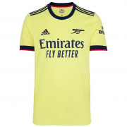 2021-22 Arsenal Away Yellow Soccer Jersey Shirt