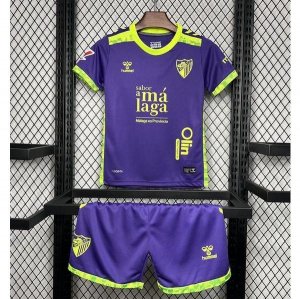 Kids Malaga 2024-25 Away Soccer Kits Shirt With Shorts